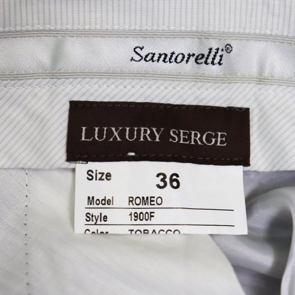 Santorelli Pants Nwt Santorelli Romeo Luxury Wool Dress Pants Flat